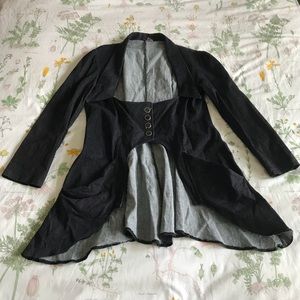 The Custom Button Denim Steampunk Jacket